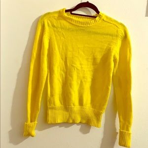 Yellow sweater